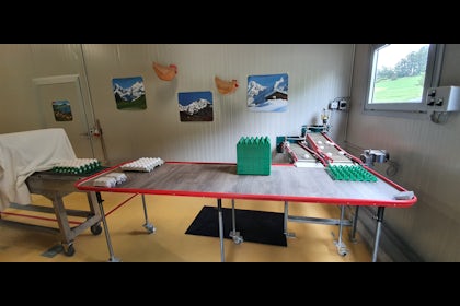 Bio Legehennenstall in der Schweiz2