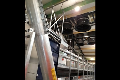 Netherlands 10 Equal pressure ventilation system in new laying hen house 10